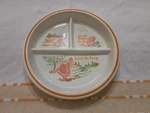 Little Bo Peep Divided Infant Toddler Plate (glass). Fixed Price $15.00.