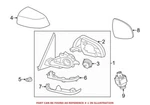 Genuine Oem Right Door Mirror 51167364042 For Bmw. Fixed Price $403.11.