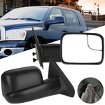 Pair Manual Tow Mirrors For 2003-2008 Dodge Ram 1500 2500 3500 Side View Black. Fixed Price $84.19.