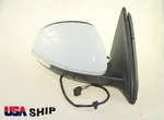 Passenger Side Mirror Power Folding Painted White Cap For Tiguan 09-16 Rh. Fixed Price $69.99.