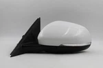 Left Driver Side View White Door Mirror Fits 2017-2019 Jaguar Xe Oem #42034. Fixed Price $130.00.