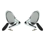 Mustang Door Mirror Pair Standard Non-remote With Gaskets 1964 1966. Fixed Price $73.95.