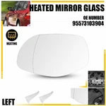 Left Driver Side Mirror Glass Heated For 2008-2010 Porsche Cayenne 95573103904. Fixed Price $17.09.