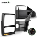 Chrome Power Heated Tow Mirrors 07- 14 Ford F150 F-150 Signal Puddle Light. Fixed Price $142.98.