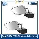 New Mirror Stainless Steel Manual Lh Rh Pair For 1978-1996 Chevy G10 Gmc. Fixed Price $95.06.
