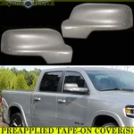 For 2019-2024 2025 Dodge Ram 1500 Mirror Covers W/tsh Psc Billet Silver Metallic. Fixed Price $59.98.