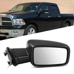 Black Mirror For 2009-2015 Dodge Ram Side Power Heated Turn Signal Manual. Fixed Price $91.45.