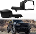 Passenger Side View Mirror Compatible With 2021-2024 Ford Bronco Right Door. Fixed Price $265.01.