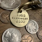 1953 Chevrolet 3100 Truck Solid Brass Key Fob. Fixed Price $14.95.