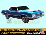 1970 Gm Oldsmobile 442 W29 Paint Stencil Decals Stripes Kit W25 (ai Hood). Fixed Price $189.00.