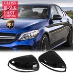 Gloss Black Door Wing Mirror Cover Caps For Mercedes Benz W205 X253 W213 W222. Fixed Price $28.95.