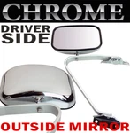 Driver View Outside Manual Folding Mirror 1980-1996 Ford Trucks Chrome. Fixed Price $71.89.