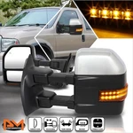 99-07 Ford Super Duty Powered+heated Chrome Towing Mirror W/led Signal Lamp. Fixed Price $242.89.