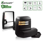 Sanooer Pair Power Glass Led Signal Bsm Tow Mirrors For 2019-2023 Silverado 1500. Fixed Price $399.99.