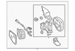 Genuine Honda Mirror Assembly 76250-SJC-A31ZB. Fixed Price $203.83.