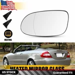 Mirror Glass For 2006-2009 Mercedes Benz CLK350 Driver Side Heated 2098100121. Fixed Price $17.09.