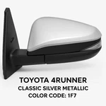 New Silver Mirror Fits 2022-24 4RUNNER Driver Left Camera Heat Signal Blind Spot. Fixed Price $405.57.