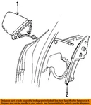 Chrysler Oem 88-96 Dakota Front Door Outside Mirrors-mirror 5257019. Fixed Price $144.82.