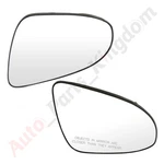 Chrome Heated Pair Side View Mirror Glass For 12-17 Toyota Yaris/camry Lh&rh. Fixed Price $24.20.
