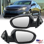 Pair Power Mirror Set For 2014-2015 Kia Optima W/ Heated Manual Fold Turn Signal. Fixed Price $87.62.