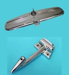 New! 1965 - 1966 Mustang Day Nite Inside Rear View Mirror With Bracket. Fixed Price $59.90.