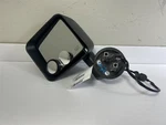 2014 Jeep Wrangler Driver Left Side View Mirror Power Black Heated Used Oem. Fixed Price $83.00.
