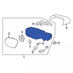 Genuine Ford Mirror Assembly NL1Z-17682-AD. Fixed Price $810.00.