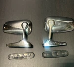 Alfa Romeo Vitaloni "flag Style" Rear View Mirrors Oem Original Not Reproduction. Fixed Price $214.98.