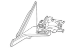 Genuine Bmw Mirror Base 51-16-5-A88-155. Fixed Price $252.58.