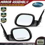 2XLEFT & Right Black Power Mirror W/turn Signal Indicator For Kia Soul 2014-2019. Fixed Price $176.89.