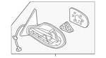 Genuine Nissan Mirror Assembly 96301-9N80A. Fixed Price $223.11.