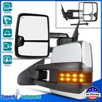 Fits 2014-2018 Silverado Sierra Power Folding Heated Signal Led Tow Mirrors. Fixed Price $251.73.