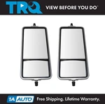 Trq 16X7 Stainless Steel West Coast Convex Mirror Pair Bubble Back For Hd Truck. Fixed Price $74.95.