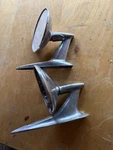 1954-1960 Oldsmobile 88 98 Starfire Chrome Side View Mirrors Pair Oem. Fixed Price $95.00.