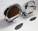 2X Vitaloni Sebring Mach 1 With Foot Classic Sport Wing Mirror Chromed Brand New. Fixed Price $201.14.