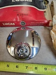 Nos Lucas 406 Convex Right Side Rear View Mirror 62540 Date Code 9TH Week 1968. Fixed Price $100.00.