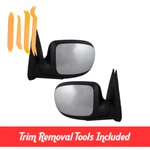 New Chrome Power Mirror Set For 1999-2002 Chevrolet Silverado Gmc Sierra. Fixed Price $104.99.