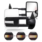 Painted White Tow Mirror For 2007-2013 Chevy Silverado Gmc Sierra Switchback Drl. Fixed Price $219.99.