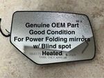 Oem 2015-2020 Chevy Tahoe Suburban Gmc Yukon Passenger Door Mirror Glass, Bsm. Fixed Price $100.00.