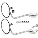 Hood Mount Convex Mirrors Pair Of Chrome Assembly Compatible. Fixed Price $94.99.