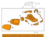 Gm Oem 17-19 Lacrosse Front Door Outside Mirrors-mirror Assy 26269361. Fixed Price $390.14.
