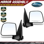 Pair Set Black Manual Mirror W/ Folding Ford Ranger 1993-2005 Pickup. Fixed Price $50.09.