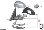 Genuine Bmw X4 F26 Outside Mirror Without Glass Heated Right 51167478062. Fixed Price $752.72.