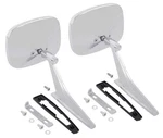 1968-72 Chevrolet/pontiac; Exterior Door Mirrors; Rectangular Head; Clear Shot. Fixed Price $244.99.