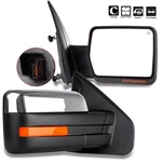 2004-2014 Ford F150 Pair Power Heated Signal Puddle Tow Mirrors Chrome. Fixed Price $104.54.