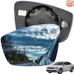 Mirror Glass Heated With Backing Plate Left Driver Side Lh For Vw Jetta Beetle. Fixed Price $13.67.