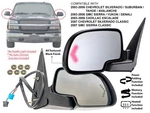 Mirror For Silverado Sierra Tahoe Yukon 2003-2006 Power Folding Memory 2PCS Pair. Fixed Price $185.33.
