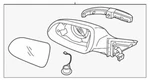 Genuine Kia Mirror Assembly 87620-3R701. Fixed Price $237.59.