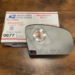 2000-2002 Mercedes W220 Right Passenger Mirror Glass 2208100421 # MG85-0677. Fixed Price $29.97.