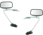 Chrome Manual Mirrors Ford Truck Bronco 1980-1996 Pair Check Bracket Mount. Fixed Price $139.95.